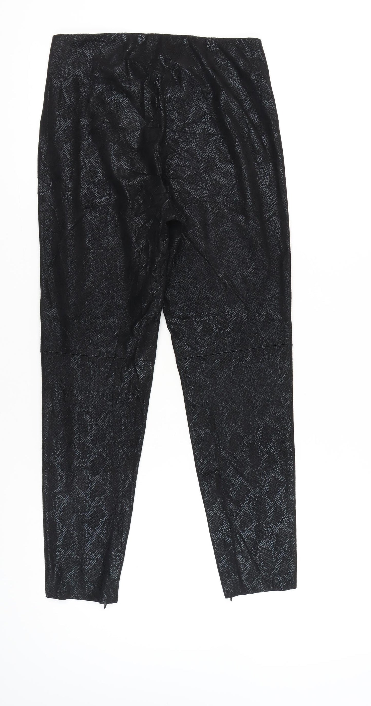 Zara Basic Women’s Black Animal Print Leggings Size M