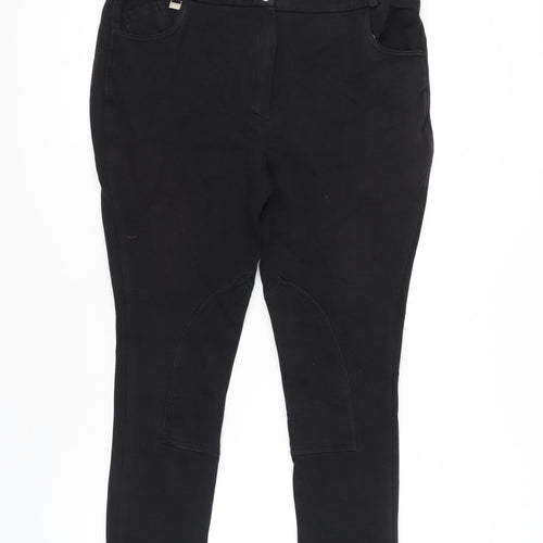 Hy Performance Womens Black Size 10 Slim Jegging Trousers