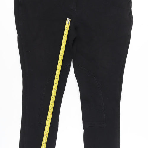 Hy Performance Womens Black Size 10 Slim Jegging Trousers