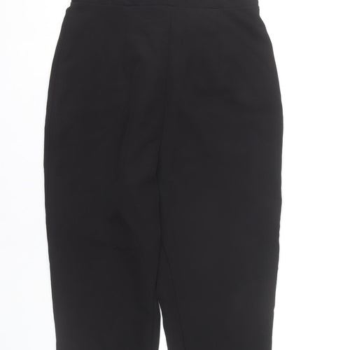 ASOS Women's Black Size 10 V-Neck Tapered Leg Jumpsuit