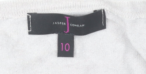 Jasper Conran Women’s Beige Long Sleeve Button Cardigan Size 10
