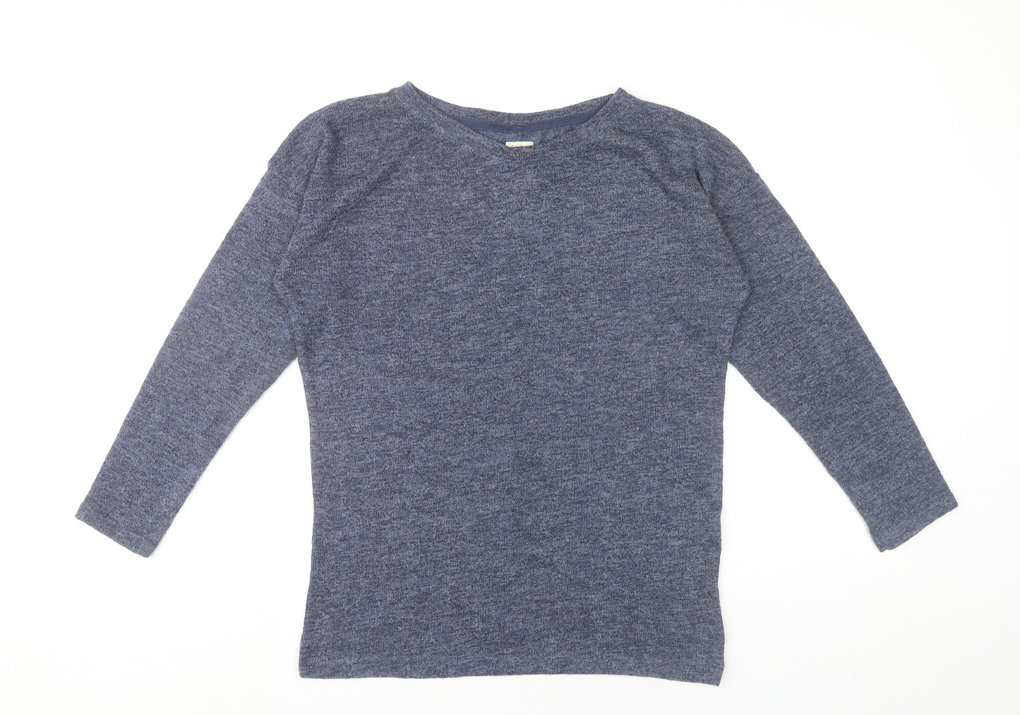 Zara Women’s Blue Slim Fit Knit Jumper Size S Long Sleeve