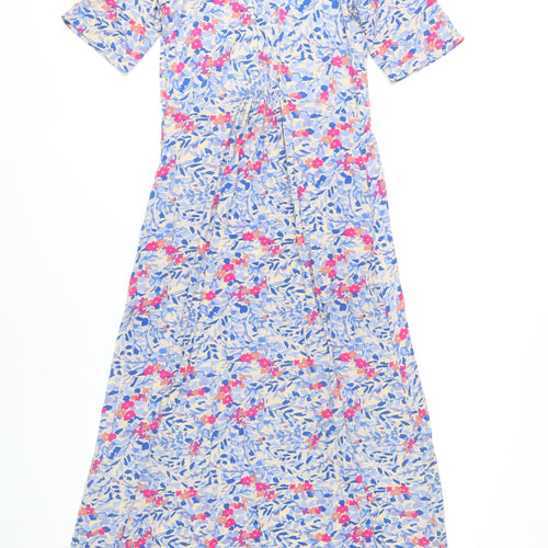 Patra Women’s Multicoloured Floral Maxi Dress Size S Viscose Stretch