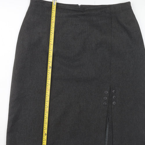Essence Women’s Grey Size 22 Pencil Skirt Formal Workwear