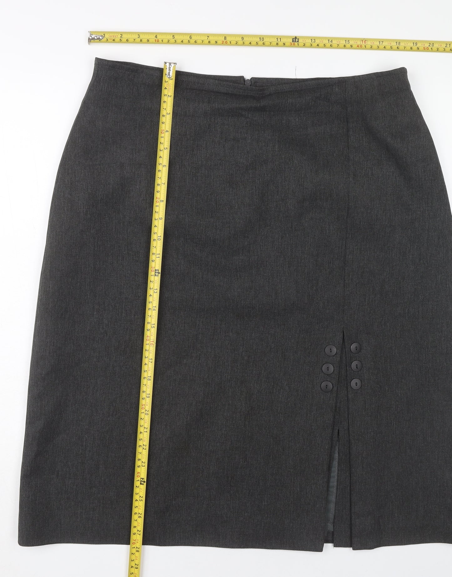 Essence Women’s Grey Size 22 Pencil Skirt Formal Workwear