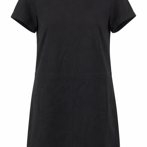 Oasis Women Black Shift Dress Size 12 Short Sleeve Workwear