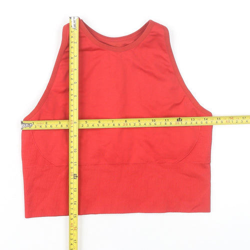 H&M Women’s Red Racerback Tank Top M Athletic Sportswear