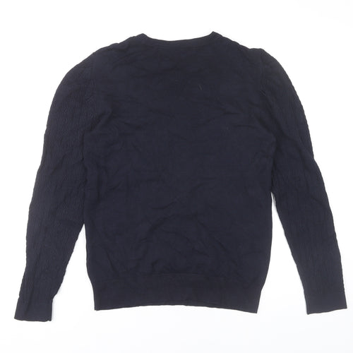 Principles by Ben de Lisi Womens Blue Size 12 Crew Neck Knit Jumper