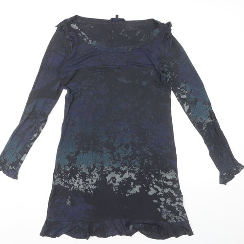 Funk Jeans Women’s Multicoloured Shift Dress S Long Sleeve