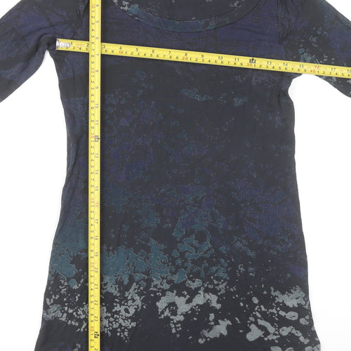 Funk Jeans Women’s Multicoloured Shift Dress S Long Sleeve