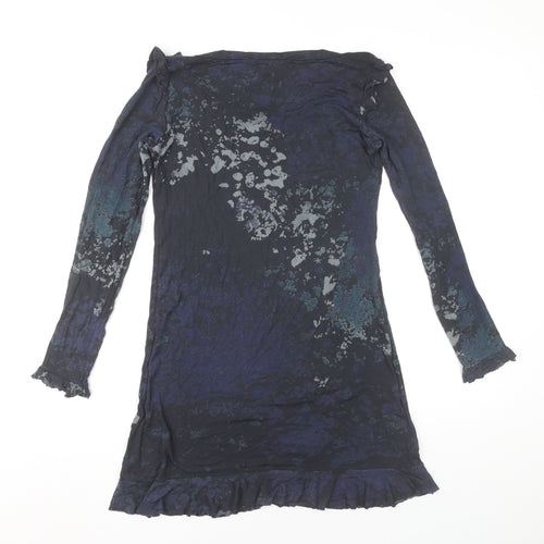 Funk Jeans Women’s Multicoloured Shift Dress S Long Sleeve