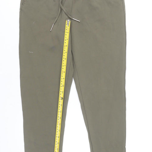 ONLY Womens Green Jogger Trousers Size S Elastic Waist Casual
