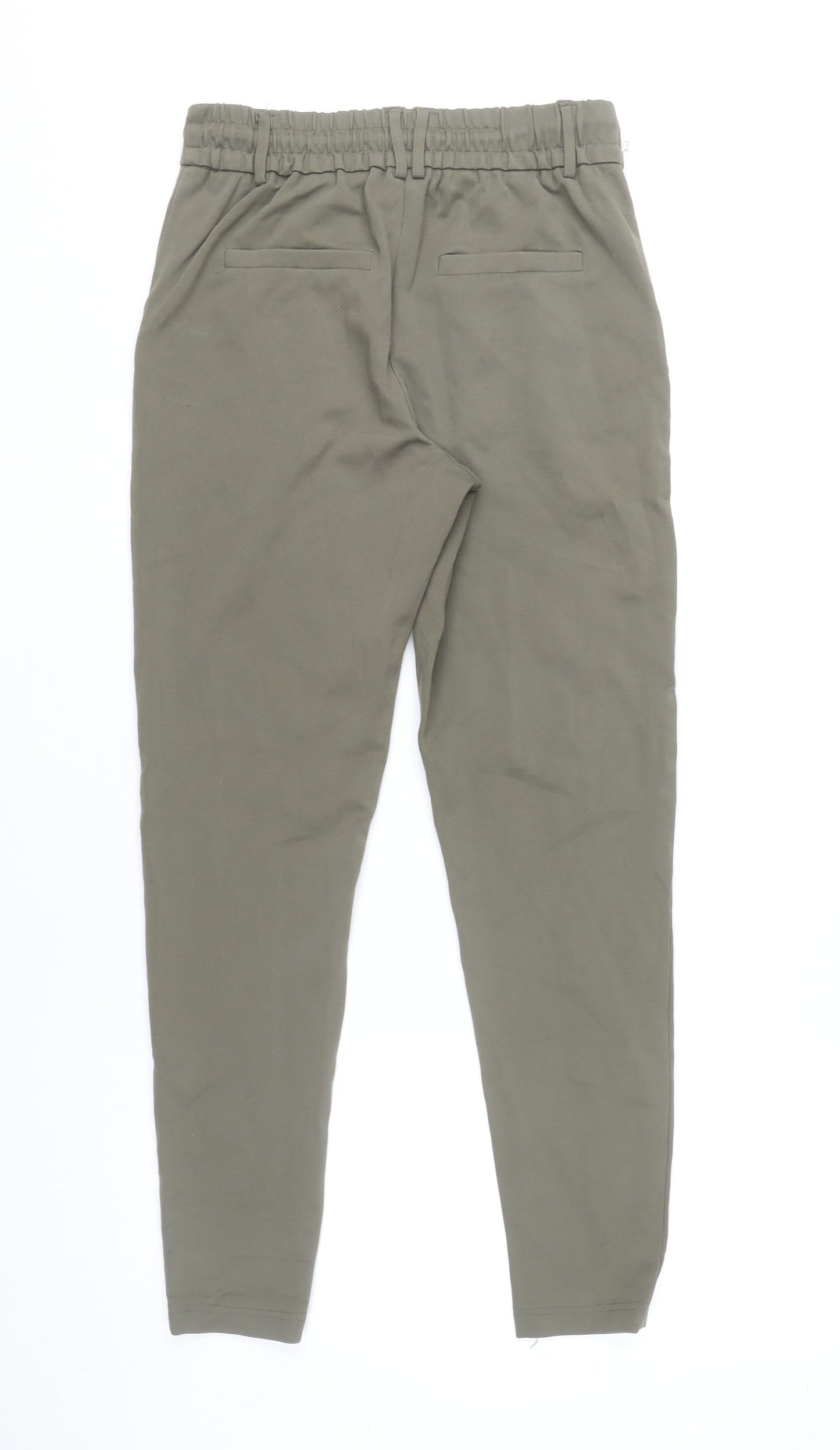 ONLY Womens Green Jogger Trousers Size S Elastic Waist Casual