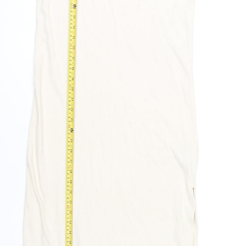 Marks and Spencer Women’s Ivory Size 14 Bodycon One Shoulder Dress