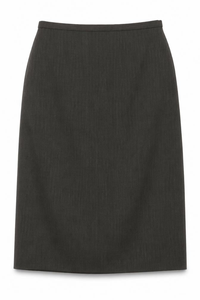 Bianca Womens Brown Size 12 Straight Pencil Skirt Work Business