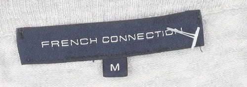 French Connection Women’s Grey M Cardigan V-Neck Long Sleeve Knit