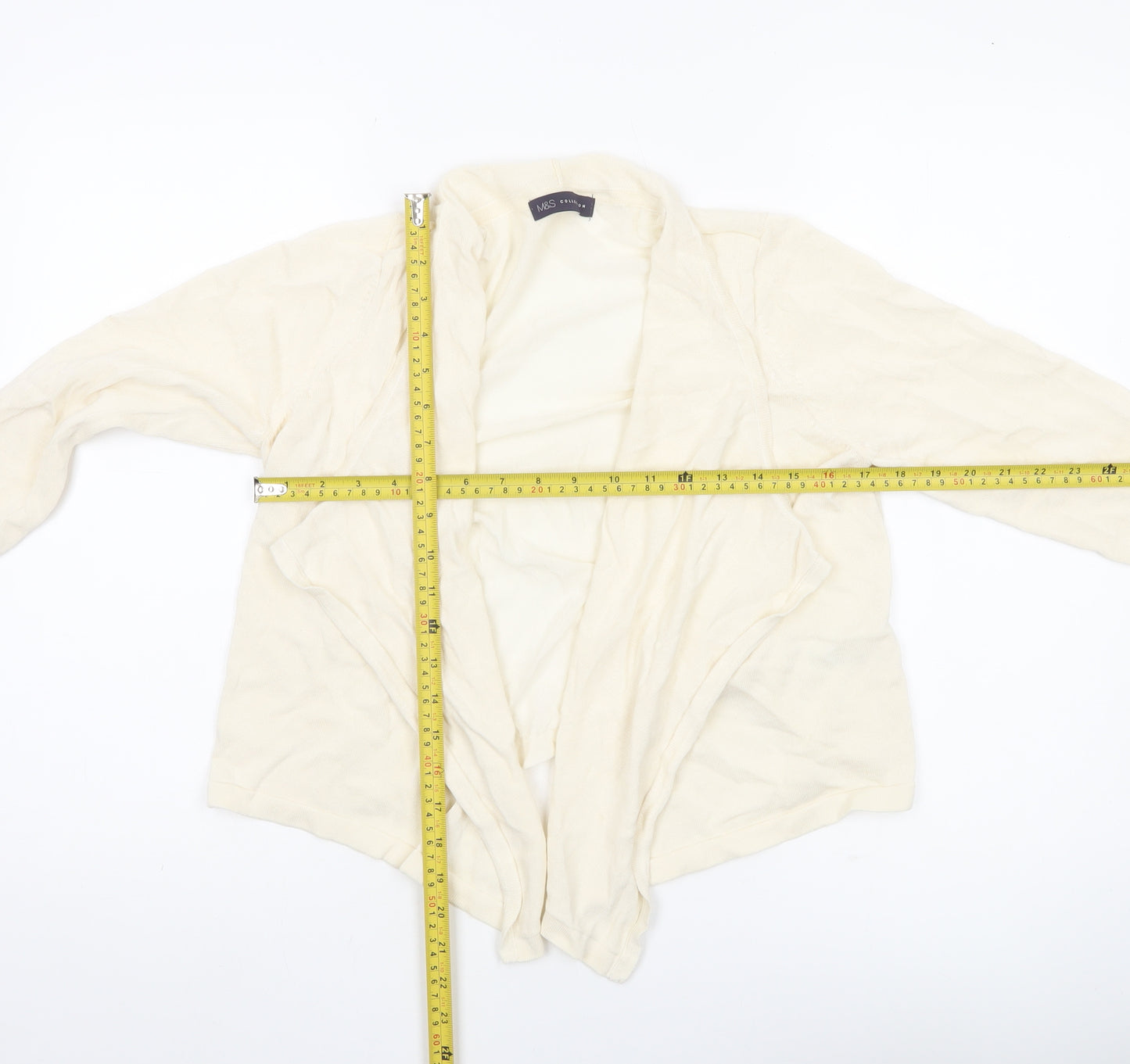 Marks and Spencer Women’s Ivory Knit Cardigan Size 14