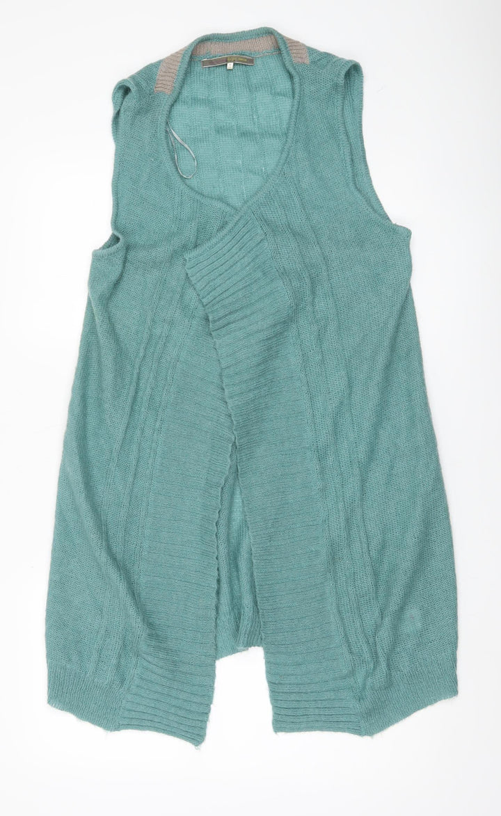 2 Look Amazing Women's Green Sleeveless Knit Vest UK 12