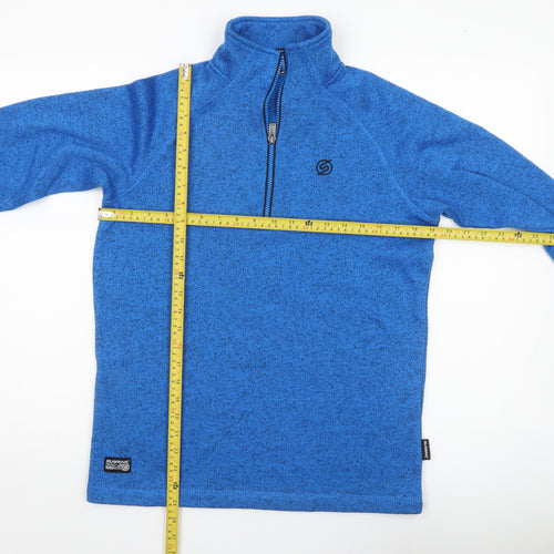 Surfanic Men’s XS Blue 1/4 Zip Fleece Sweatshirt Outdoor Wear