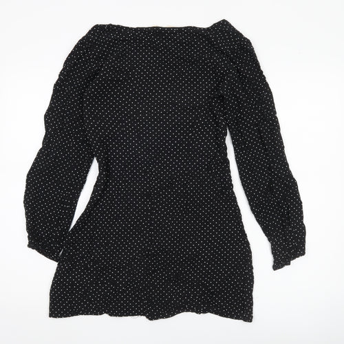 Urban Renewal Women’s Black Polka Dot Bodycon Dress Size M