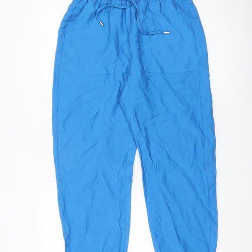 Marks and Spencer Womens Blue Size 10 Jogger Trousers