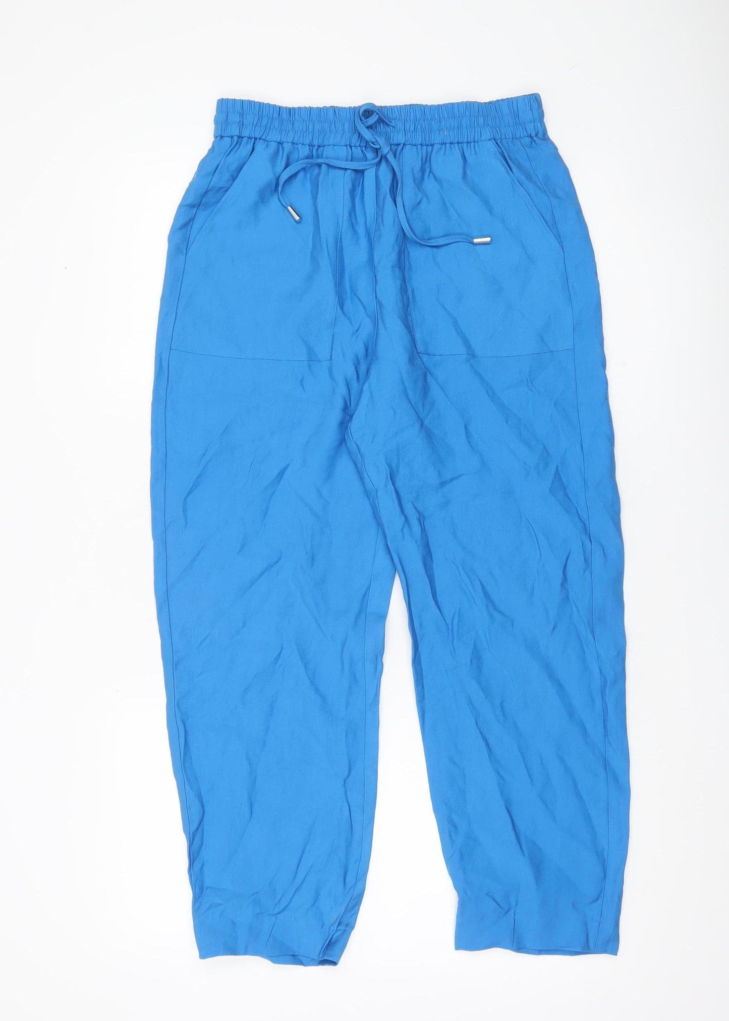 Marks and Spencer Womens Blue Size 10 Jogger Trousers