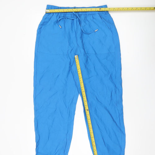 Marks and Spencer Womens Blue Size 10 Jogger Trousers