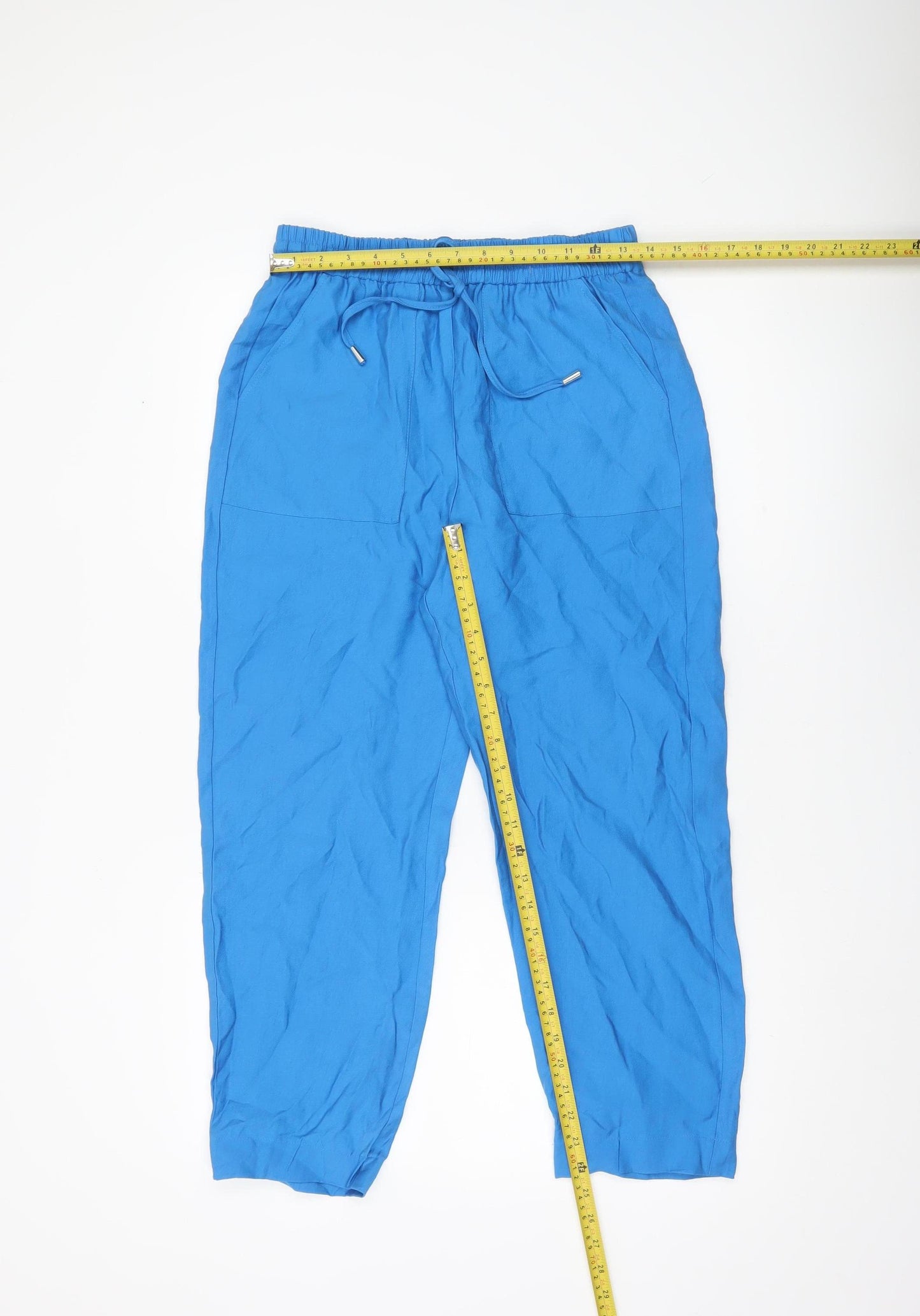 Marks and Spencer Womens Blue Size 10 Jogger Trousers