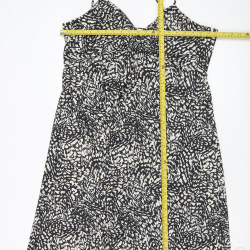 H&M Women’s Black XL Slip Dress Knee Length Summer V-Neck