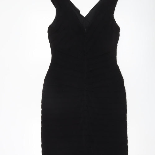 Principles Women’s Black Size 10 Bodycon Knee Length Sleeveless Dress