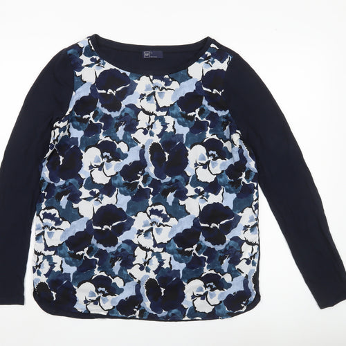 GAP Women’s Multicoloured Floral Blouse Long Sleeve Size M