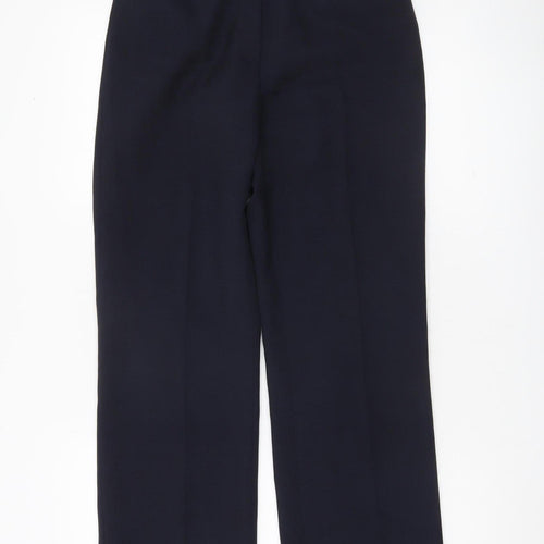 BAY Womens Black Polyester Dress Pants Size 10 Straight Leg Workwear