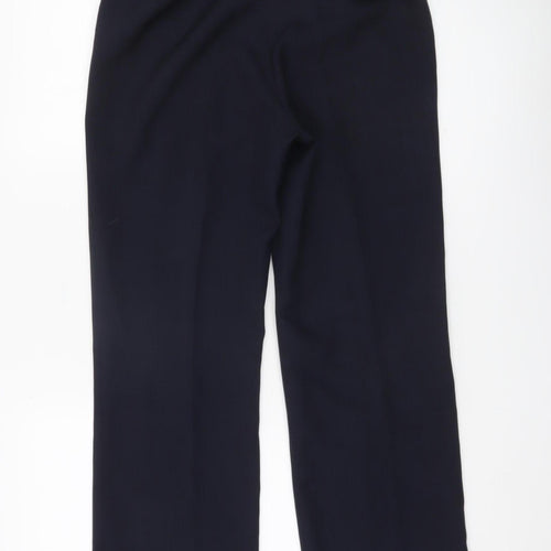 BAY Womens Black Polyester Dress Pants Size 10 Straight Leg Workwear