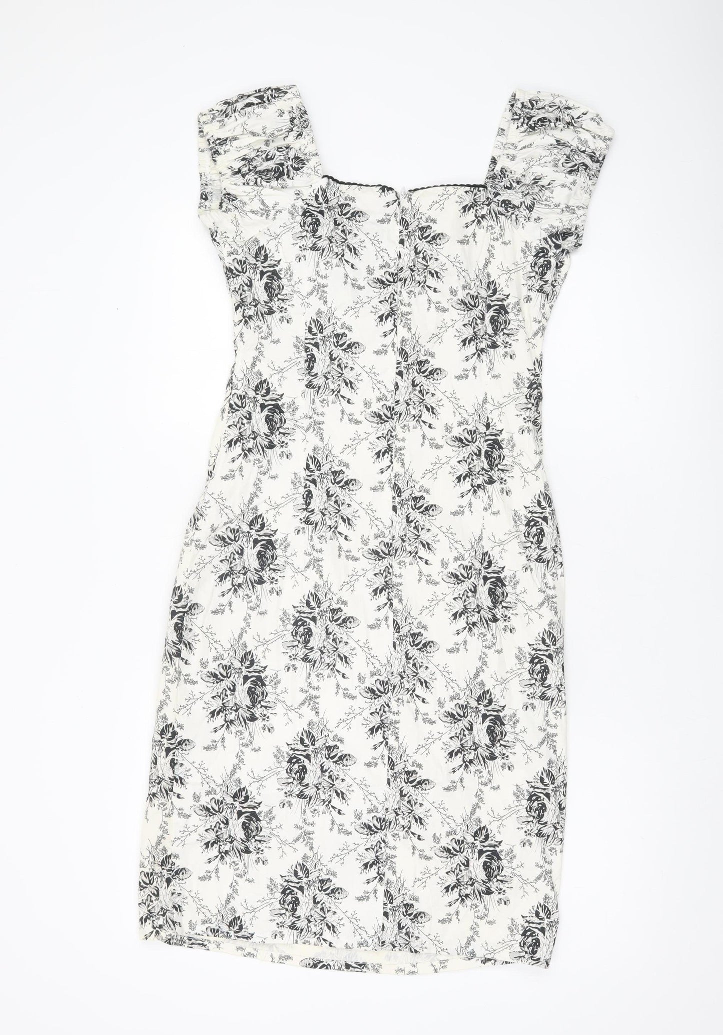 Joe Browns Women’s White Floral Sheath Dress Size 10