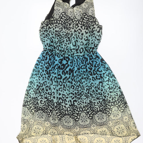 Atmosphere Women’s Multicoloured Animal Print Hi-Low A-Line Dress Size 12