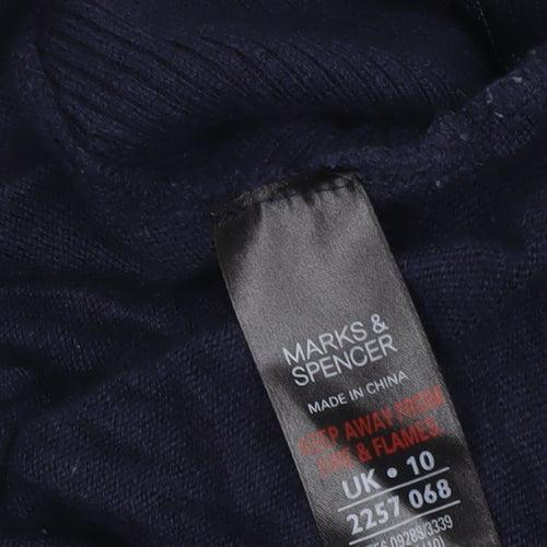 Marks & Spencer Women’s Blue Long Sleeve Open Cardigan Size 10