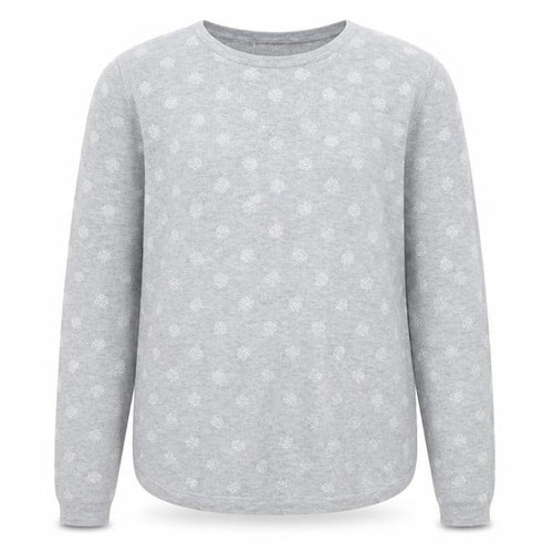 Mango Women’s Grey Polka Dot Crew Neck Jumper Size 12