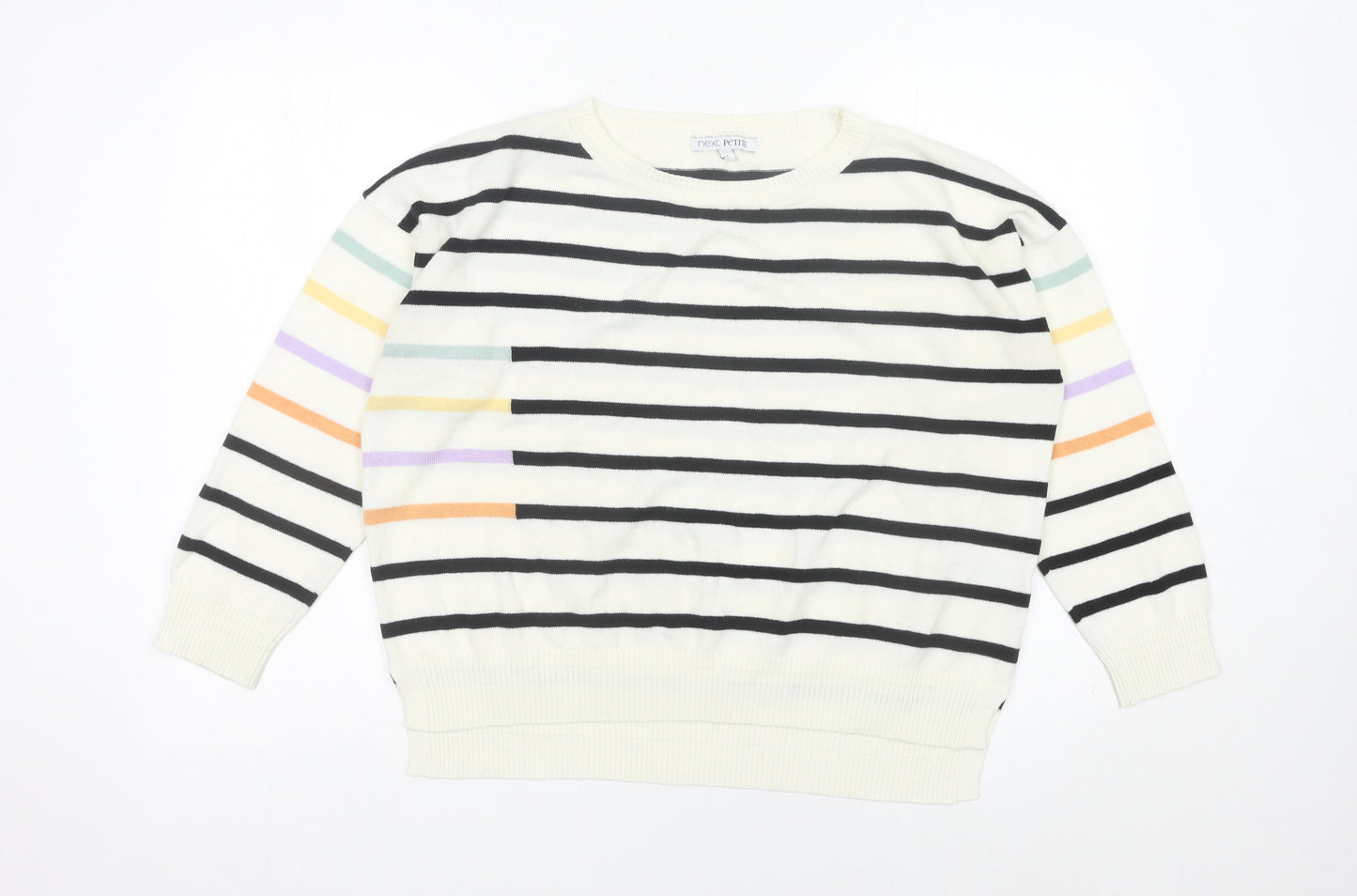 Next Women’s Multicoloured Striped Pullover Jumper L