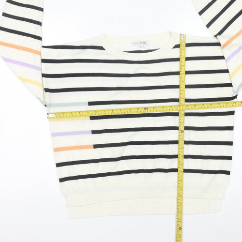 Next Women’s Multicoloured Striped Pullover Jumper L