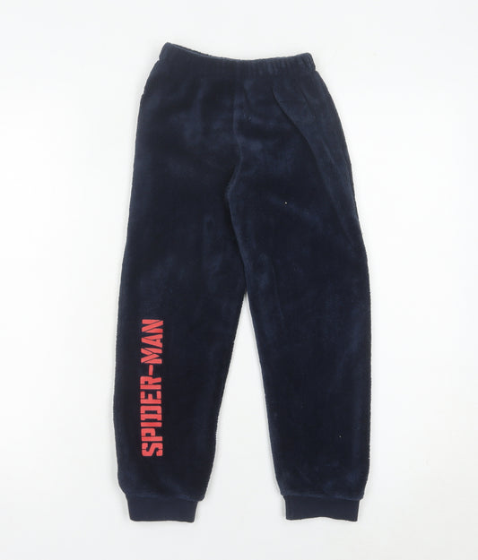Marvel Spider-Man Boys Blue Fleece Pyjama Pants 4-5 Years Superhero Nightwear