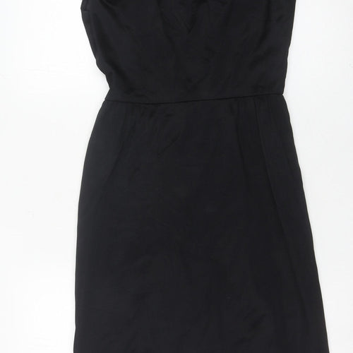 Kitty Copeland Women’s Black Size 12 Sheath Knee Length Dress
