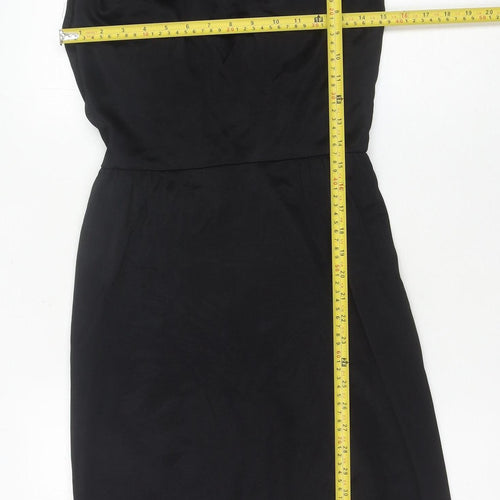 Kitty Copeland Women’s Black Size 12 Sheath Knee Length Dress