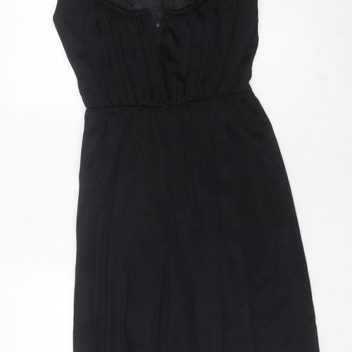 Kitty Copeland Women’s Black Size 12 Sheath Knee Length Dress