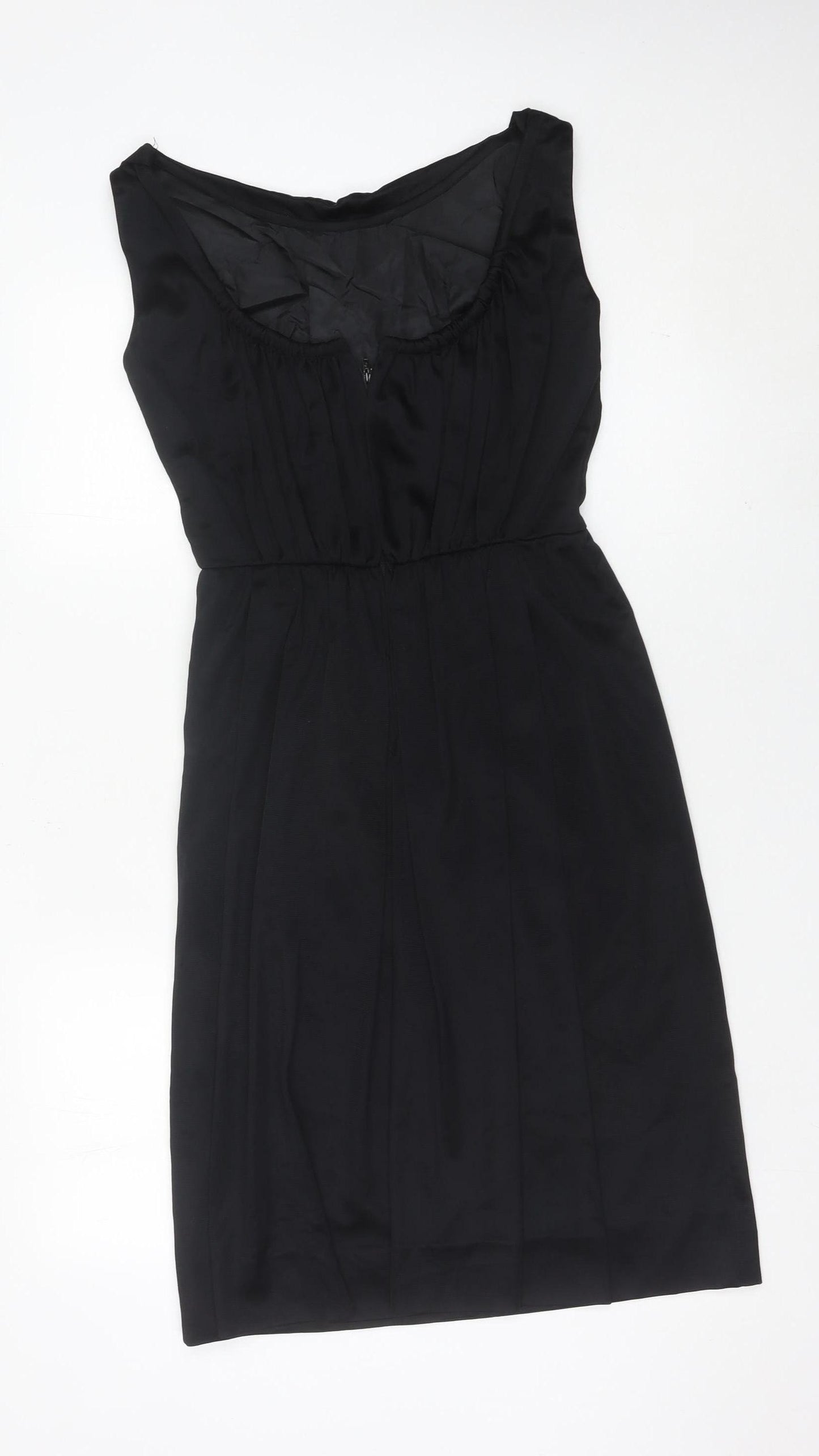 Kitty Copeland Women’s Black Size 12 Sheath Knee Length Dress