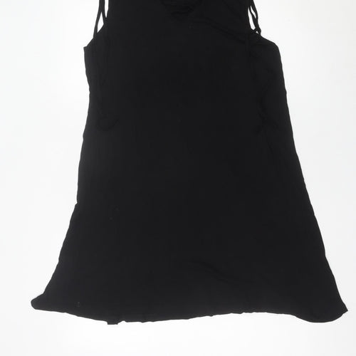 JD Williams Women Black Size 18 Sleeveless Shift Dress