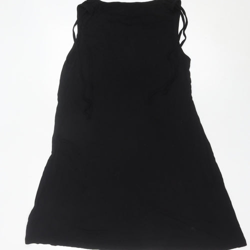 JD Williams Women Black Size 18 Sleeveless Shift Dress