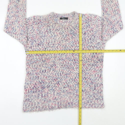 Bm Collection Women’s Multicoloured M Chunky Knit Pullover Jumper