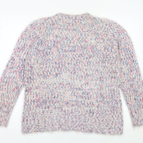 Bm Collection Women’s Multicoloured M Chunky Knit Pullover Jumper
