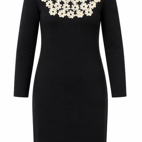 Next Women’s Black Cotton Scoop Neck Sheath Dress Size 8