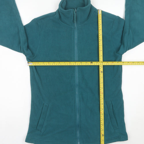 Mountain Warehouse Womens Green Size 8 Fleece Full Zip Jacket
